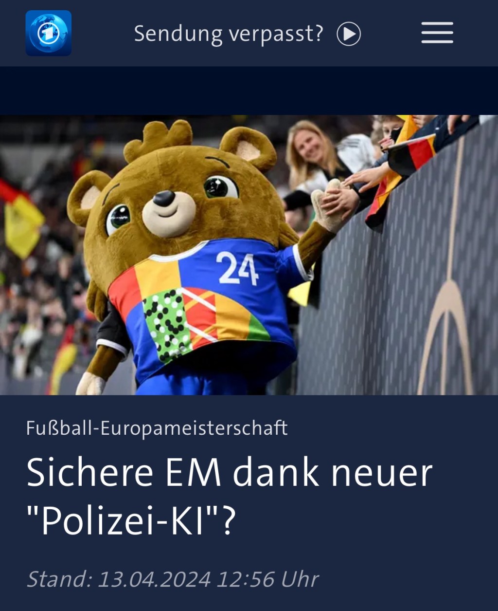 Tagesschau.de: Sicherheit zur&nbsp;EM